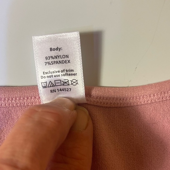 90 DEGREE BY REFLEX Sleeveless Activewear Tank Top Light Pink Cutout Size Small - Picture 4 of 12